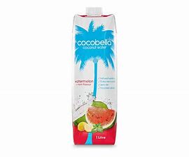 Cocobella Coconut Water 1Litre Watermelon + Mint