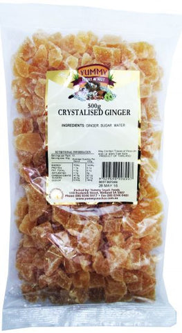 Dried Fruit-Crystallised Ginger 500g