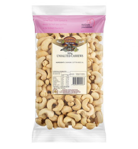 Nuts-Cashews Unsalted 500g